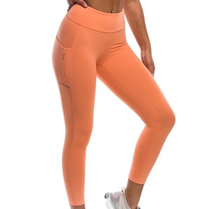OEM al por mayor de las mujeres de la tasa de Yoga Leggings transpirable cómodo Casual desgaste de calidad superior de la tasa barata de la cintura elástica Leggings de Yoga - Product Image 4