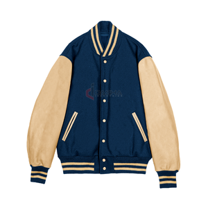 Chaqueta de Béisbol Negra con Logotipo Personalizado al por Mayor, Chaqueta de Lona para Hombre, Resistente al Viento, Transpirable, para Invierno, Tendencia en Ventas - Product Image 1