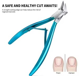 Hot Sale Professional High Quality <b>Nail</b> Clippers Curved Blade Cuticle Nippers Mess-Free Manicure and Tool <b>Hand</b> <b>Nail</b> Care - Product Image 6