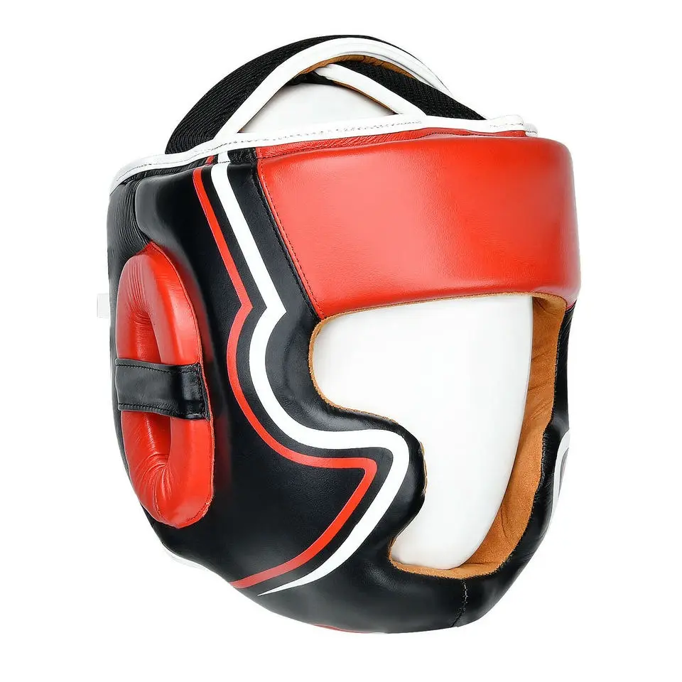 2023 Head guard Adjustable Head Protector Training Soft Shell Padded Helmet for Football with sides your logos