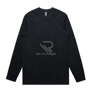 เสื้อยืดแขนยาวสไตล์วินเทจฮิปฮอปผู้ชายแบบสั่งทำพิเศษ ผ้าสองชั้น ทรงโอเวอร์ไซส์ ผ้าคอตตอนหนา 100% - Product Image 6