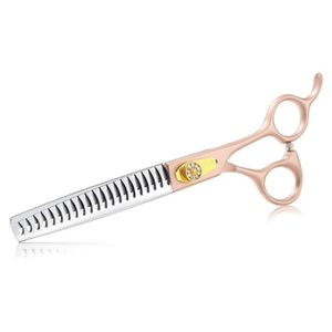 Juego de tijeras de aseo para perros y gatos de acero inoxidable de alta calidad profesional, pequeño recorte de depilación recto para mascotas - Product Image 3