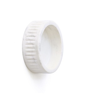 Bol à mélanger en marbre blanc moderne personnalisé, article de décoration de cuisine et de maison de qualité supérieure, bol élégant et robuste, prix de vente directe d'Inde - Product Image 4