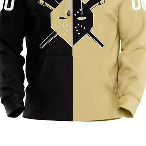 Camisetas de Hockey sobre Hielo Impresas Personalizadas de Alta Calidad con Capucha para Hombre y Mujer, Diseño Profesional Transpirable, OEM ODM Disponible - Product Image 6