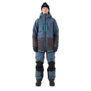Combinaison de ski et de snowboard unisexe pour hommes et femmes, imperméable, coupe-vent, grande taille, respirante, de haute qualité, personnalisée, une pièce, fermeture éclair, imprimée, neige - Product Image 4