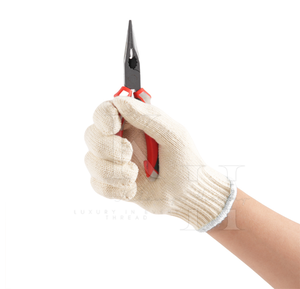 Gants en tricot de coton réutilisables-Gants en tissu écologique pour travaux légers et sécurité au travail industriel - Product Image 2