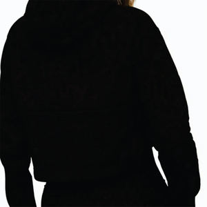 Women's Black Hooded Sweatshirt and <b>Jogger</b> <b>Set</b> Two Piece Casual Loungewear Outfit Streetwear <b>Matching</b> Pants - Product Image 6