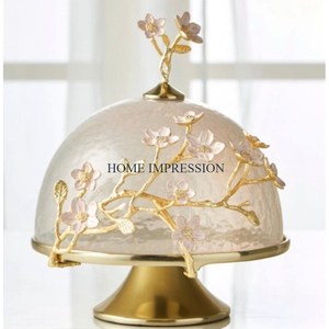 Marvelous Design <b>Table</b> <b>Top</b> Decor Metal Display Cake Stand Greatest Quality Gold Polished Handmade 2 Tier Cafe Cake Display Stand - Product Image 5