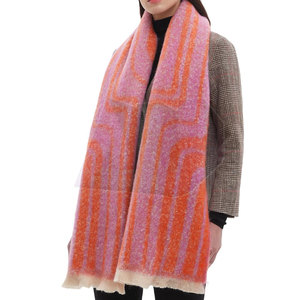 Bufandas Largas de Punto Cálidas, 100% Lana, Tacto Suave, Cómodas de Usar para Invierno, Moda, Actividades al Aire Libre, Viajes y Uso Diario - Product Image 3