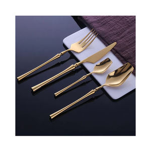 Achetez un ensemble de couverts en laiton à un prix abordable, cuillère de Table de haute qualité au meilleur prix - Product Image 1