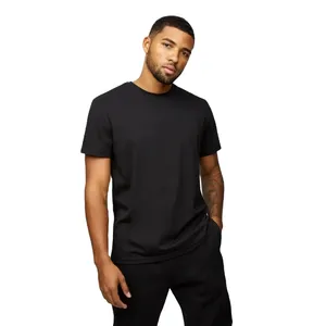 <span class=keywords><strong>T</strong></span>-Shirt Personalizzata con Logo, 100% Cotone Nero 180GSM, Uniforme Casual da Lavoro con <span class=keywords><strong>Design</strong></span> Stampato in Serigrafia DTF - Product Image 6