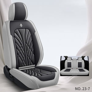 Housse de siège de voiture universelle à couverture intégrale 5 places Ensemble complet d'<span class=keywords><strong>accessoires</strong></span> intérieurs de voiture Housses de siège de voiture en cuir Nappa - Product Image 6