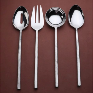 Juego de Cubiertos de acero inoxidable con diseño antiguo perfecto para utensilios de mesa y cocina de primera calidad - Product Image 5