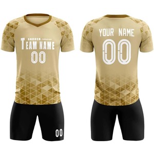 Camiseta de fútbol personalizada 2025, ropa deportiva de secado rápido, fábrica OEM con uniformes de impresión por sublimación para adultos, número de nombre del equipo juvenil - Product Image 4