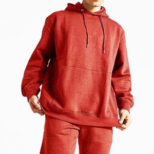 Nuevas sudaderas con capucha de moda para hombre, sudaderas 100% de algodón holgadas básicas, Jersey de invierno de gran tamaño con patrón sólido, sudaderas con capucha para hombre - Product Image 2