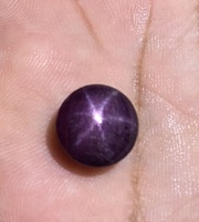 Batu Permata Ruby Bintang Coklat Alami 100% Kualitas AAAA Potongan Teknologi Tinggi Tanpa Perawatan Rida Creations Jewelry