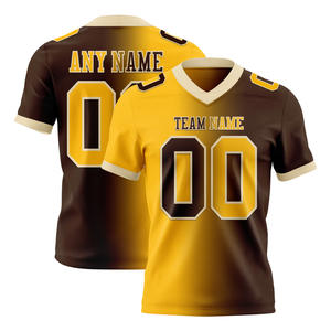 Maillot de football marron en maille respirante de qualité supérieure Design unisexe pour le confort - Product Image 6