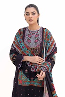 Pakistanais indien femmes tenue décontracté brodé Kurta plaine pantalon imprimé Dupatta ensembles hiver porte 3 pièces costume dames