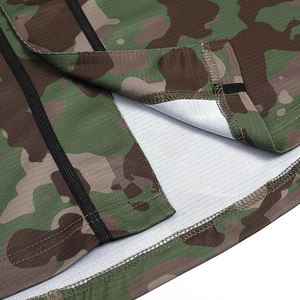 Camiseta de Béisbol de Camuflaje Sublimada con Estampado Personalizado OEM, Transpirable, 100% Poliéster, Antibacteriana, Absorbe la Humedad, Talla Grande - Product Image 6