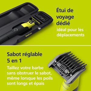 Rasoir électrique réglable pour barbe et corps avec kit de lames en céramique - Product Image 4