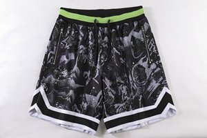 กางเกงขาสั้นบาสเก็ตบอลสำหรับผู้ชายกางเกงขาสั้นบาสเก็ตบอลแบบย้อนยุค - Product Image 4