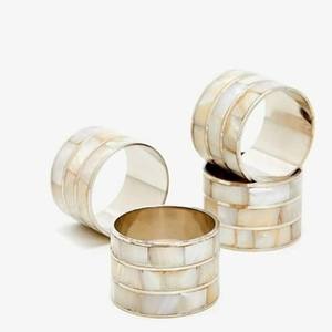 Stock du fabricant direct anneaux de serviette en laiton fabriqués à la main porte-anneaux de serviette en os le plus vendu pour la table à manger - Product Image 2