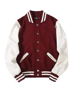 Chaqueta Varsity de Lona Estilo Clásico Personalizable para Hombre, 100% Algodón, con Parche de Logotipo para Invierno - Product Image 3