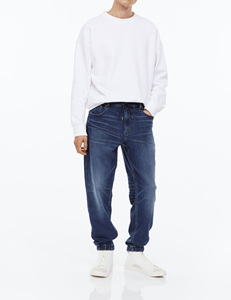 Nuevos Jeans de Moda al por Mayor con Logotipo Personalizado, Jeans Ajustados Desgastados para Hombre, Jeans de Mezclilla Ajustados 2026 - Product Image 1