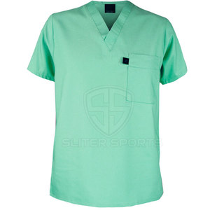 Personalizable de los hombres Jogger Scrub Trajes Top Scrub Traje Conjuntos en lienzo Venta en línea Scrub Trajes - Product Image 2