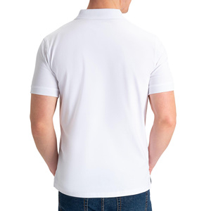 Logotipo personalizado impreso 100% algodón Piqué de punto bordado hombres cómodo Polo alta calidad bordado hombres polos - Product Image 4