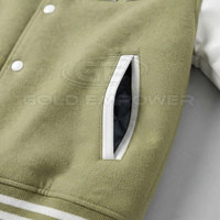 Blouson universitaire pour homme, design de qualité supérieure, avec broderie chenille, manches en cuir et patch chenille premium, vente en gros directe usine