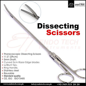 VATS MICS Instrumentos manuales de acero Fórceps de agarre de pulmón y pasadores de tubos de pecho - Product Image 4