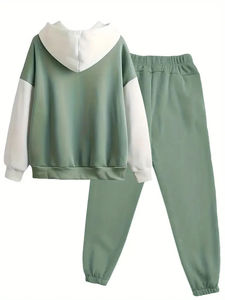 Nouveau survêtement pull unisexe logo personnalisé 100% coton polaire mode décontracté 420gsm blanc plaine hommes pullover survêtements vente en gros - Product Image 4