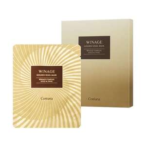 Masque visage Winage 10 feuilles Golden Snail hydratant à la vitamine C et au collagène, ingrédients biologiques, 21 ml - Product Image 5