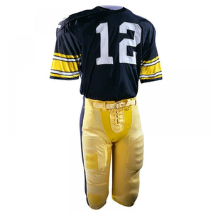 Uniformes de Fútbol Americano al Por Mayor, Conjuntos Personalizables Cortos, 100% Poliéster, Transpirables, Cómodos, de Secado Rápido y Alta Calidad - Product Image 5