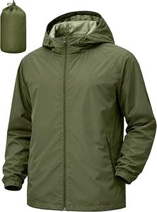 Custom Eco-Friendly Reusable Lotus Fabric Waterproof <b>Windbreaker</b> Long Raincoat Men Women Hiking <b>Camping</b> Rain Wear - Product Image 4