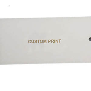 2026 Wholesale High Quality Eco-Friendly Professional Design Special Coated Paper Hang Tag UV Printed Lightweight Clothes Custom - Product Image 3