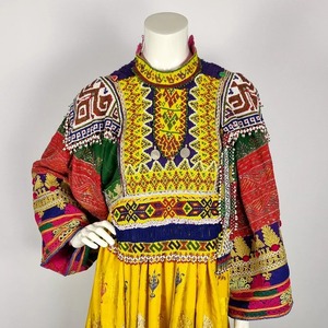 2025 nueva llegada vestido Kuchi afgano de moda para damas de manga larga ropa de fiesta Maxi Afghani elegante encaje ecológico - Product Image 1