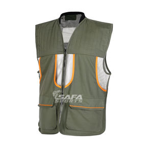 Logo personnalisé OEM Gilet en polaire pour hommes Veste sans manches en polaire à coupe étroite Gilet en polaire pour la chasse en plein air avec fermeture éclair pour hommes - Product Image 2