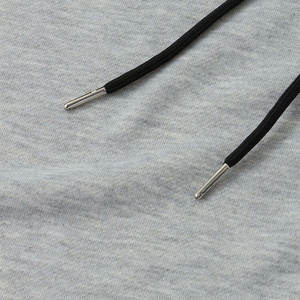 Wholesale OEM Customized Men's Pullover Hoodies Lightweight Basics Cotton Blended Solid Color Winter Plain Dyed Hoodies - Product Image 6