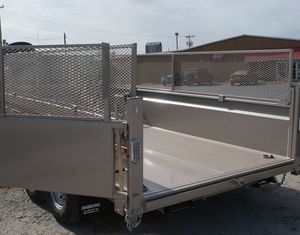 รถพ่วงเทรลเลอร์เทรลเลอร์แบบคอห่าน14 'ที่ดีที่สุดที่มีชิ้นส่วนด้านบนเป็นโลหะแบบขยายได้สำหรับเกียร์และมอเตอร์ - Product Image 6