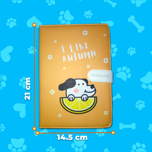 Quaderno A5 Ecologico Kawaii, Diario Portatile con Copertina Imbottita Testurizzata in Pelle e Tessuto PP - Molteplici Opzioni di Copertina - Product Image 4