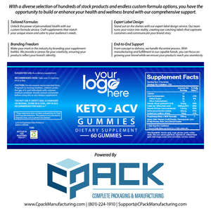 New Stock Arrival High Quality Made in USA Dietary Supplement <b>Gummy</b> Candy <b>Keto</b> <b>Apple</b> Cider Vinegar 60ct for Adults - Product Image 4