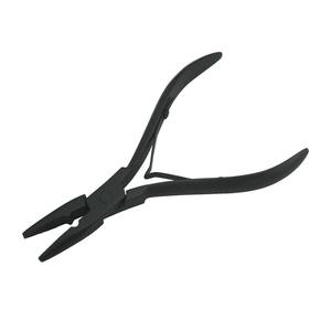 คีมต่อผมสแตนเลสสีเงินขนาด 5 นิ้ว 1 ชิ้น พร้อมรูสำหรับถอดแหวนต่อผมเคราติน - Product Image 4