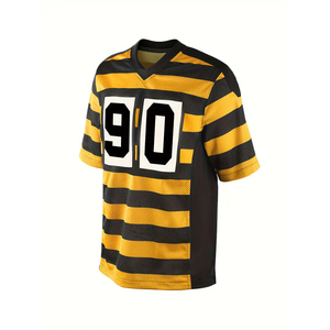 Camiseta de Fútbol Americano Personalizada para Hombre, Impresión por Sublimación Personalizada, Camiseta de Fútbol Americano con Logotipo y Diseño Personalizados - Product Image 2