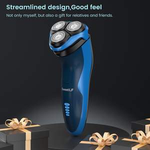 Afeitadora Eléctrica de Doble Cuchilla para Hombre, Uso en Seco y Húmedo, con Recortador de Barba Plegable, Resistente al Agua IPX7, Mini Afeitadora Eléctrica - Product Image 3