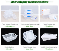 Panier en maille plastique réutilisable, petit organisateur rond pour le drainage des fruits et légumes