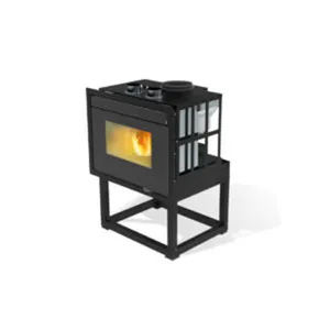 Cheap Automatic Smokeless Feeding wood burn Pellet Stove Fireplace Hydro Biomass indoor heating Stove for Sale Cheap