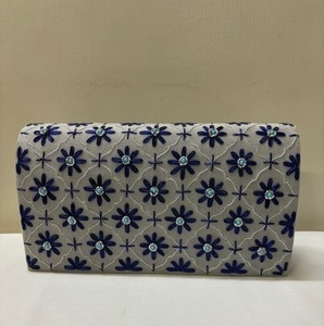 Bolso de mano ligero de nailon con amatista y Jade para mujer, práctico bolso de noche de viaje para mujer, monedero nupcial de lujo - Product Image 4