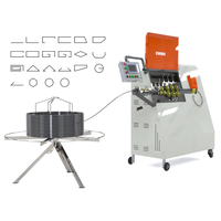 Automatische CNC-Stahlstangen-Schneid- und Biegemaschine mit PLC-Kernkomponenten, 2,6kW Motor, 450kg Gewicht für Kohlenstoffstahlverarbeitung